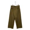 Conte 25Stainless Steel 8514-144-0030 Khaki Cotton X Linen Wrap Chino Tapered Wide Pants Bottoms 38 khakiUsed