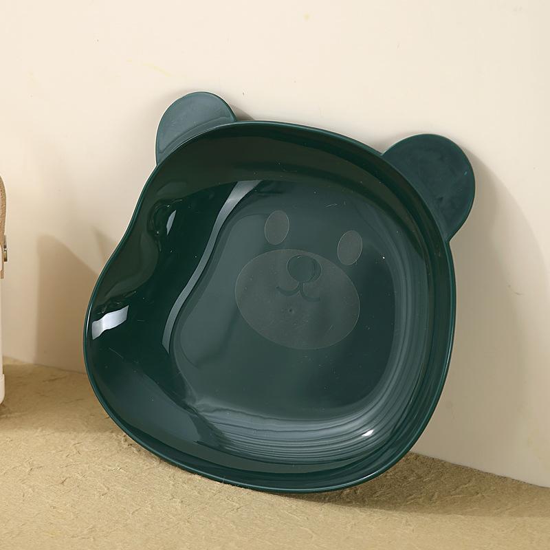 

1 шт., милый медведь, поднос для хранения еды, тарелка для закусок с сухофруктами, сервировочное блюдо для вечеринки, блюдо для конфет, кондитерских изделий, орехов зелёный