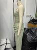 Elegante Abito Canotta con Patchwork di Pizzo Stile Europeo e Americano per Donna - Abbigliamento da Banchetto Sexy e Modellante