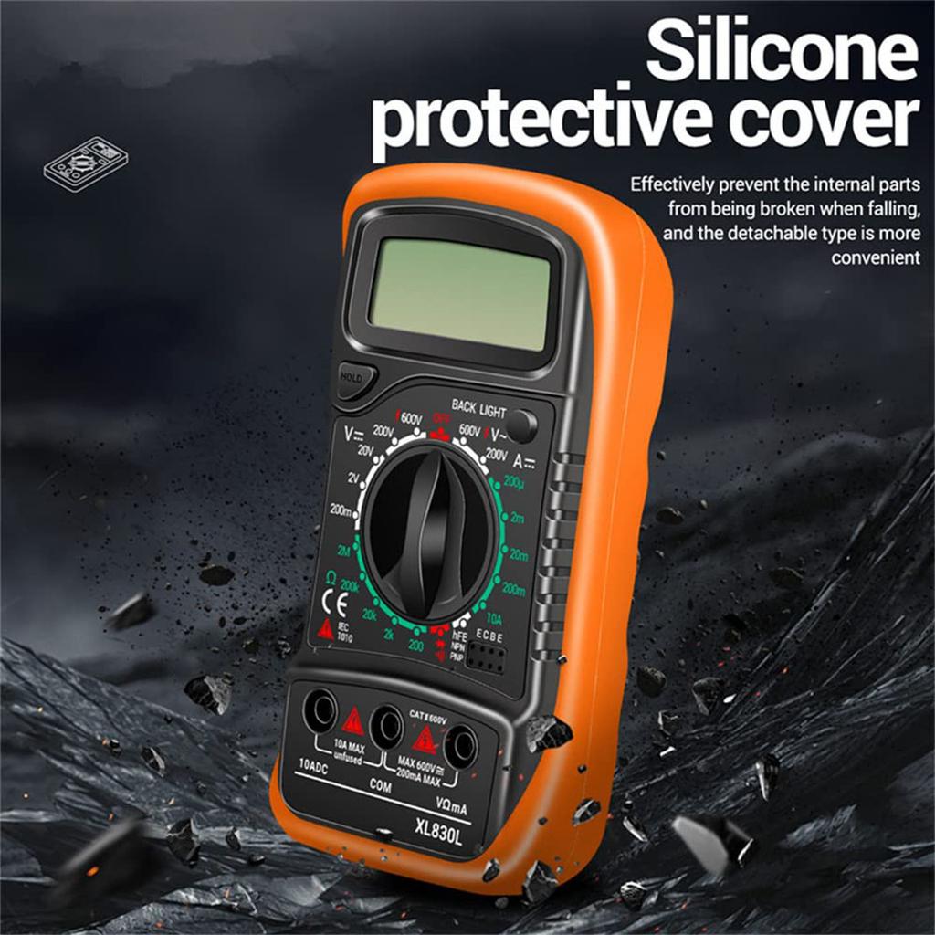 Digital Multimeter Portable High-Precision Digital Display Multimeter with Backlight Electrician Multifunction Meter