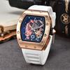 New Dragon Tiger Pattern Lassa Quartz Watch Men's Three-Pin Fashion Trend Calendar Watch