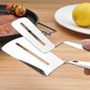 Advanced Stainless Steel Fish Scoop and Clip - Anti Stick, Heat-resistant, Multi-purpose Kitchen Tool for Frying Fish, Flipping, and Steak Processing