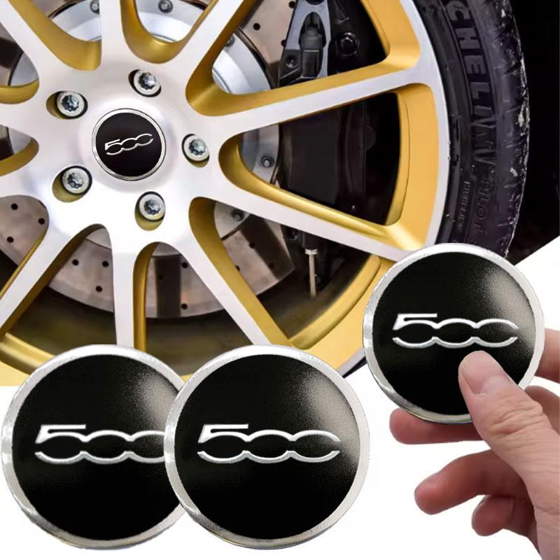 For 500 500E 500L 500C 500S 500X Car Accessories Automobile parts hub cover patch decoration car sticker wheel center cover