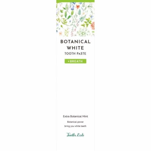 

Teeth Lab Botanical White + Bad Breath Care, 90g Toothpaste for Teeth Whitening at Home, Natural Ingredients, Additive-Free, Premium Formula, Botanica