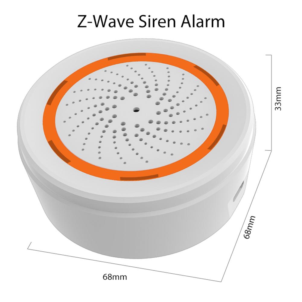 Tuya Zigbee Siren Alarm Sound Light Sensor 90dB Smart Siren Alarm Support App Remote Control for Home Security Protection System