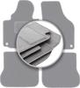 Gray Car Mats For: Volkswagen Caddy 2K Minivan (2004-2010)
