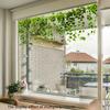 New Creative Green Leaf and Plant Window Stickers for Children's Rooms, Home Decor, Glass Window Decals Stickers Garden