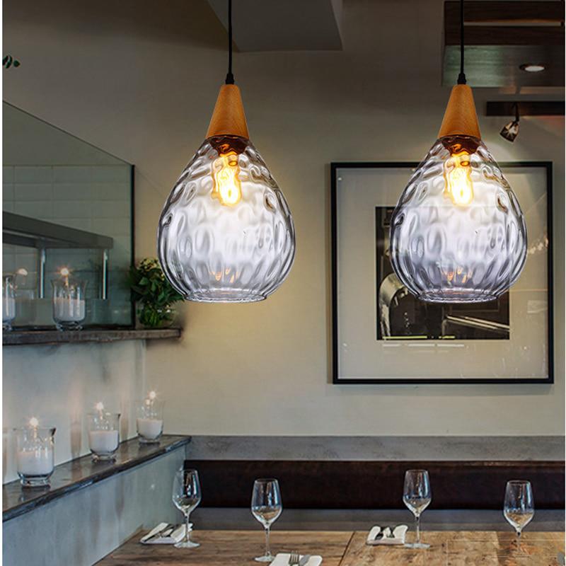 Modern Creative European Water Wave Glass Chandelier LED E27 Living Room Dining Room Kitchen Cafe Interior Lighting Fixture