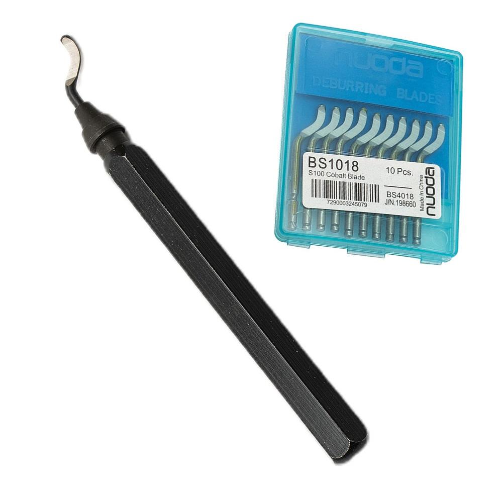 Metal Handle Burr Trimmer RB1000 Edgers Scraper HSS Pipe Quick Clamping Deburring Trimming Tool BS1010 BS1018 BK3010