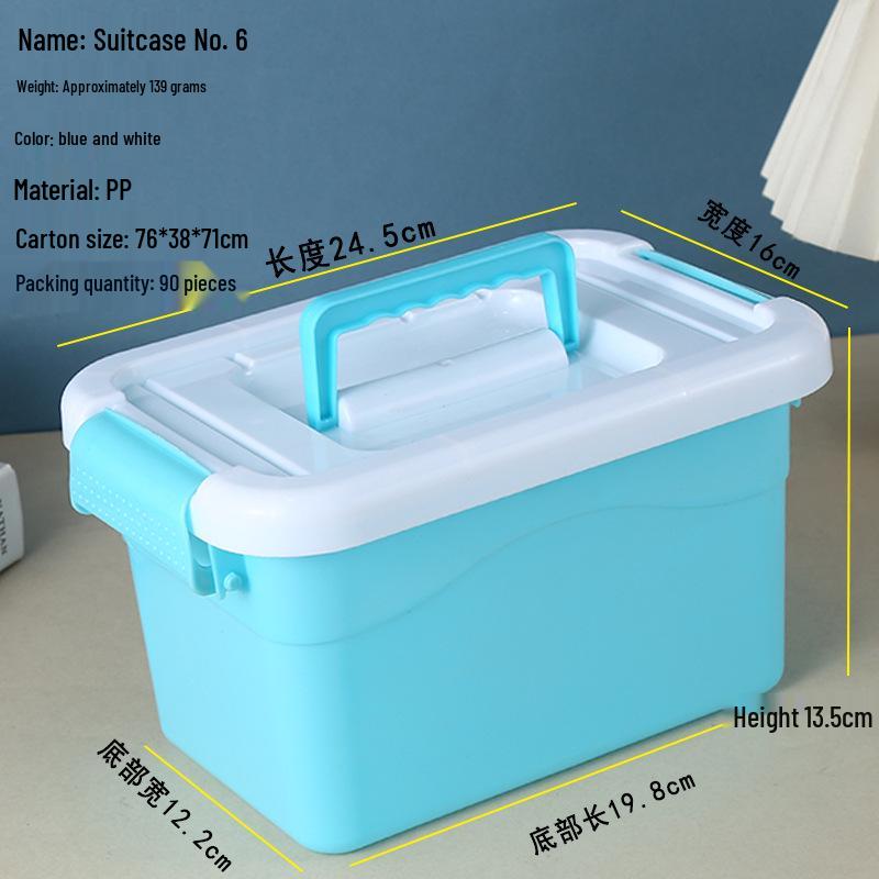 1,8 kg transparente staubdichte Aufbewahrungsbox für die Organisation von Spielzeug zu Hause