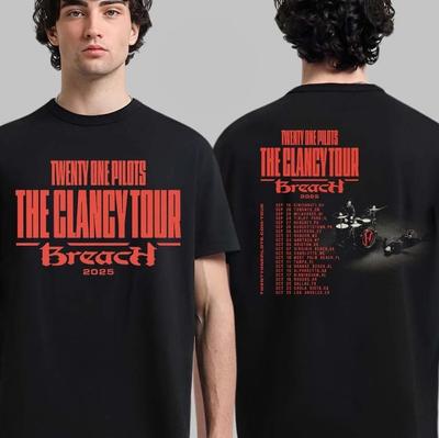 Twenty One Pilots The Clancy Tour Breach 2025 Tour T-shirt, Size S-4XL