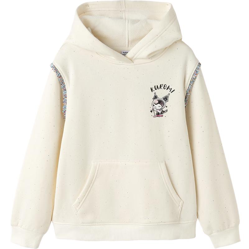 Balabala Girls Kuromi Sanrio Hooded Sweatshirt 170