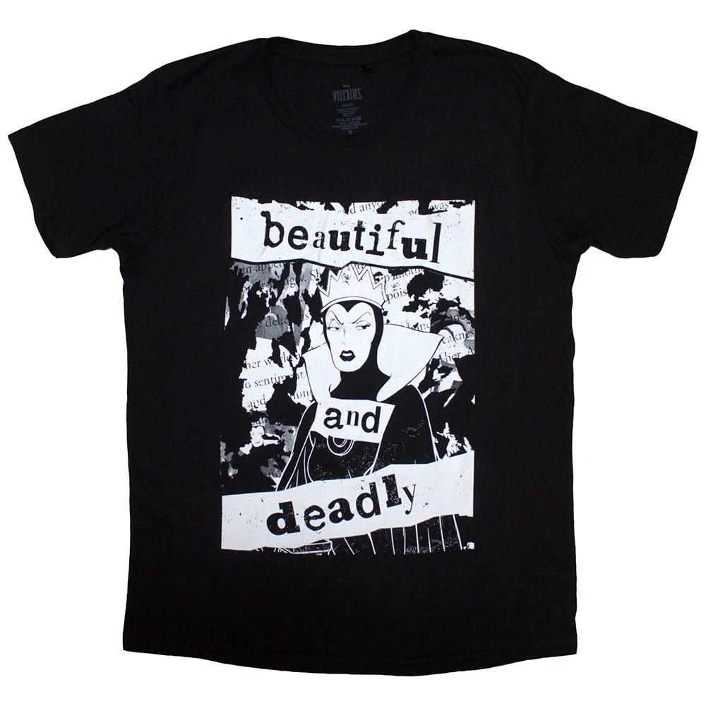 Disney Maleficent Maleficent Beautiful & Deadly T-Shirt Black New XL