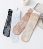 Summer Super Fairy Hollow Transparent Lace Middle Tube Socks For Women Ultra-thin Sexy Lolita Girl Mesh Pile Socks Harajuku