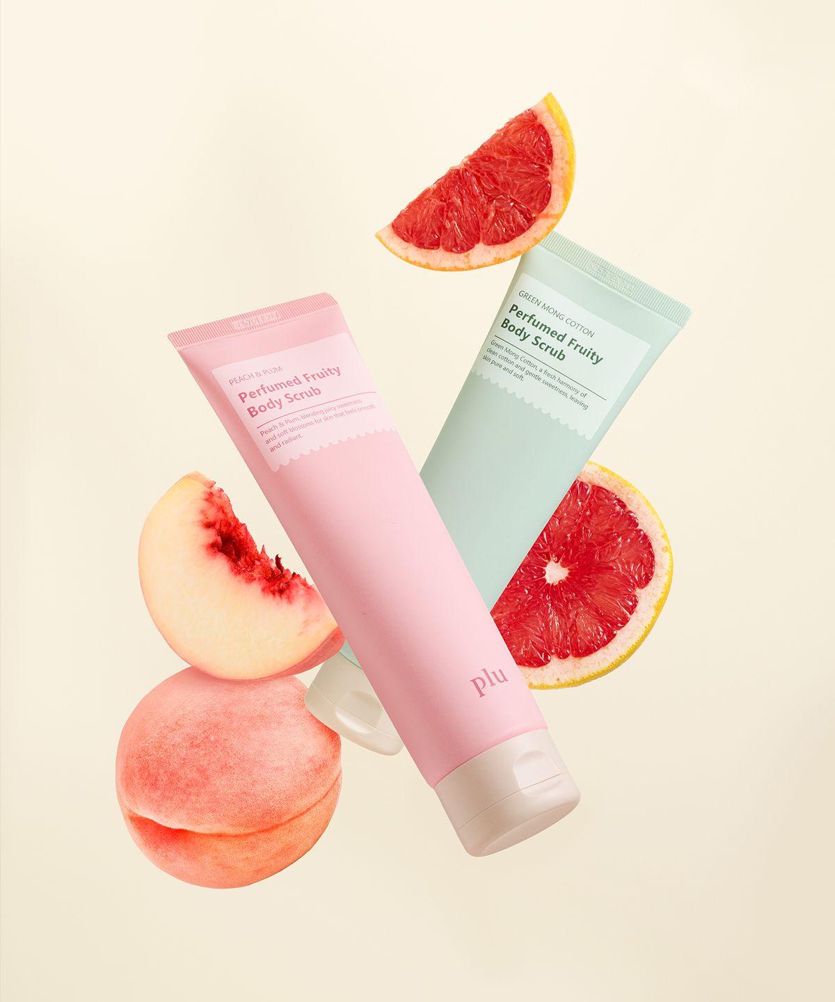 Perfumed Fruity Body Scrub 200g Peach and Plum