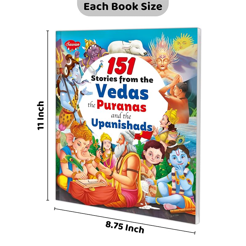 Stories from the Vedas the Puranas and the Upanishads : Indian Epics for Kids, Mythological Stories for Kids, Educational Children Learning Books