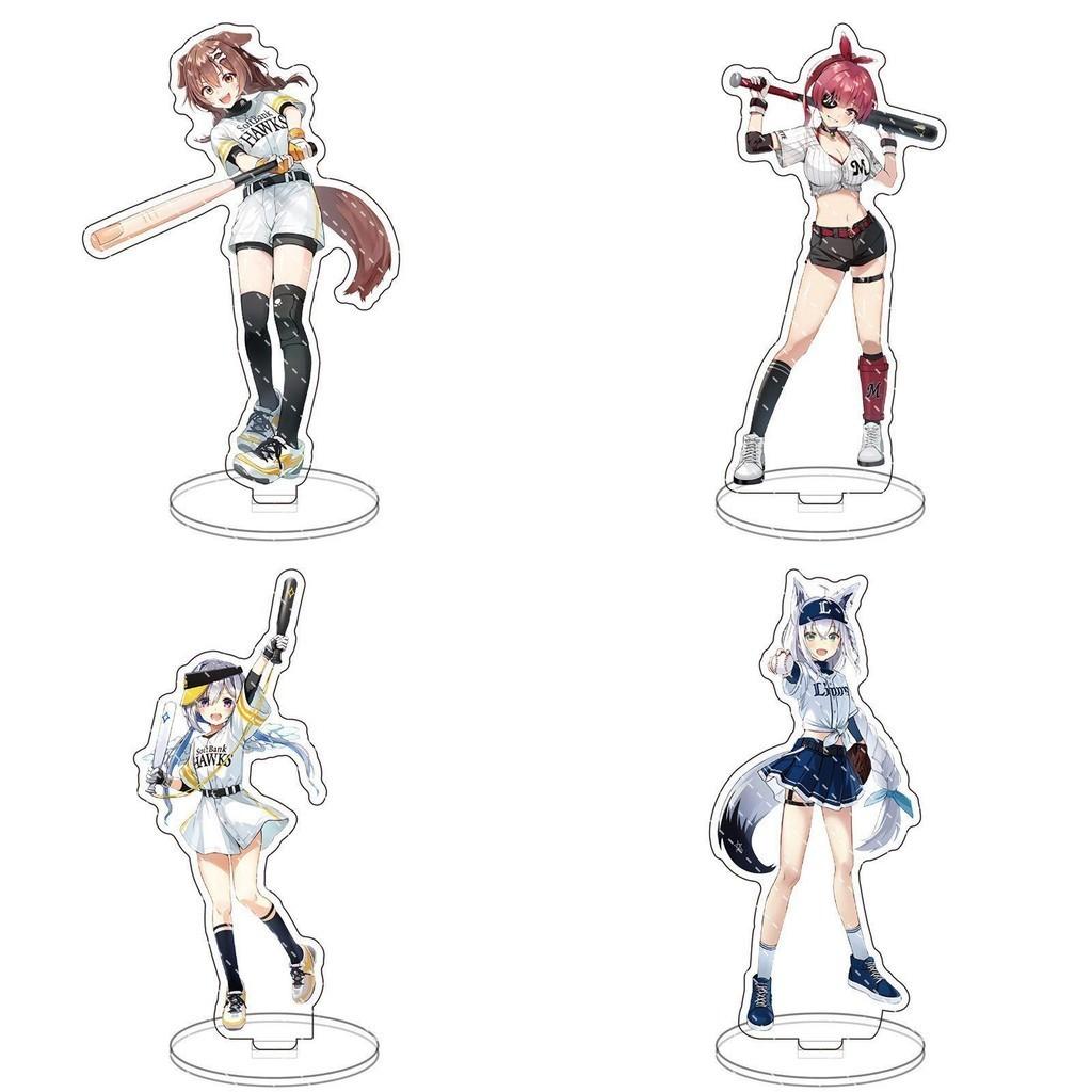 Adorable Hololive Acrylic Stand Figure Collectible Including Aqua Akai Shirakami Pekora Natsuiro Inugami Sakura