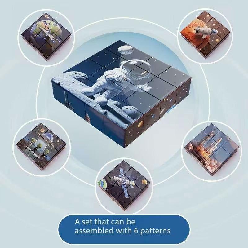 Non-Toxic 3D Magnetic Puzzle Blocks For Kids - Cartoon Dinosaurs Cars Animals Diy Magnetic Building Blocks Toys For Children Adult Toy