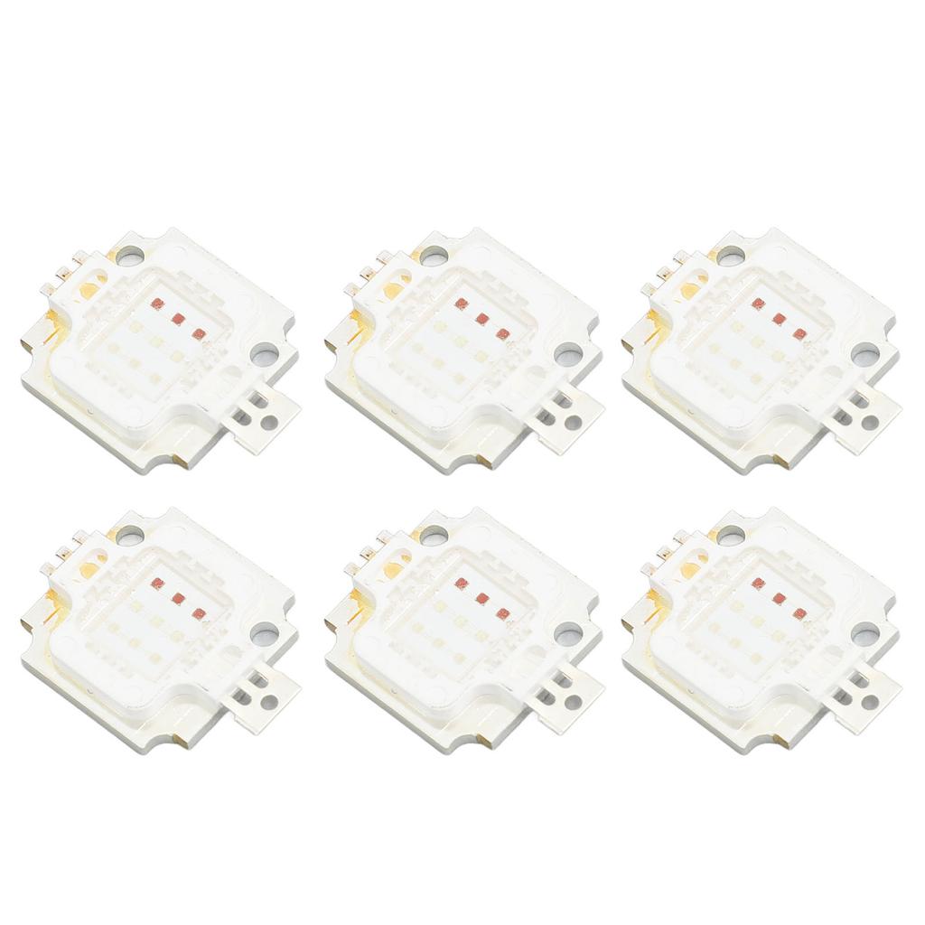 10Pcs COB Light Panel Emitter Components Diode Super Bright 10W RGB DIY Lighting Lamp Beads