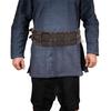 Brown Embossed Belt Medieval Belt Cosplay for Dressing Up Medieval Supplies