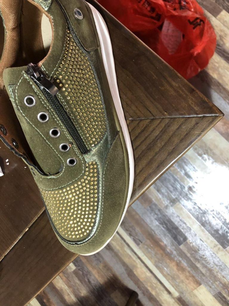 Plus Size Women's Side-Zip Casual Sneakers: Korean Trend Four-Season Shoes
