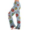Women  Winter Print Pants Full Length Long Trousers Sports Pants