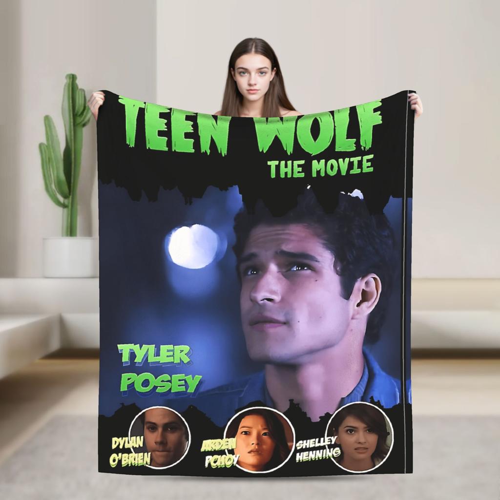 Revelations Teen Wolf Blanket  Travel Flannel Throw Blanket For Living Room Super Soft Design Quality Bedspread Birthday Present