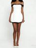 Strapless One-Shoulder Slimming Evening Gown