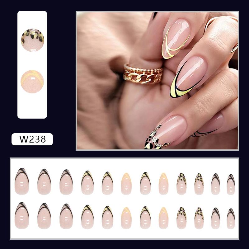 Wear Armor 24 Pieces Combination 00 Nail Art Pieces European and American Style Press On Nails