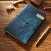 Retro Crazy Horse Leather Cover Notebook Creative Handmade Travel Journals Business Promotion Planner Diary Gift Custom Printed