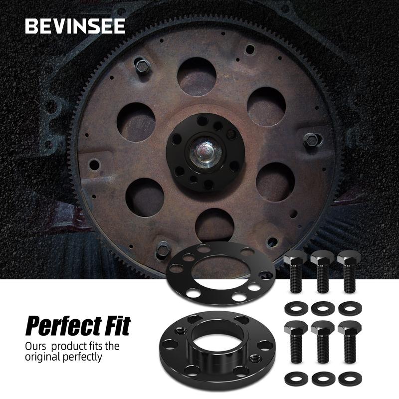 For Short-Crank LS Engines Crankshaft Flange Gasket, for GM LS 5.3L 5.7L 6.0L 6.2L To SBC Trans, Replace for 12563532,12563533