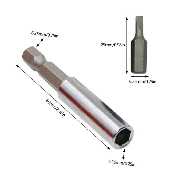 Magnetic Hex Star Screwdriver Bits Set with Extension Bit Holder for Electronics Furniture and Automotive Applications