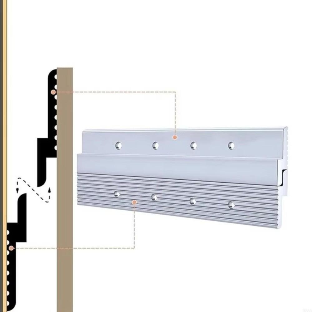 100mm/152mm Picture Frame Hanging Z Clamps Aluminum Z Clamp French Cleat French Cleat System Bracket Style Mounting Brackets