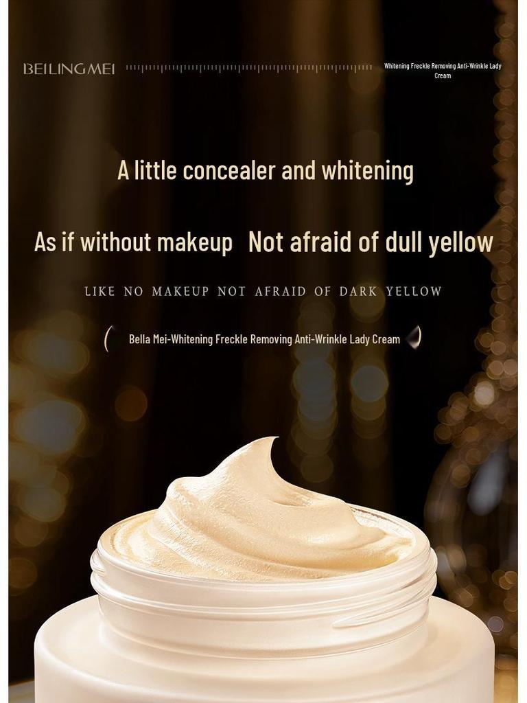 377 Whitening & Anti-Wrinkle Nourishing Cream - Freckle Remover & Skin Brightening Emulsion for Hydration & Firmness.