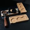 1PC Beechwood/Sapele Coffee Tamper Station Portafilter Holder Rack Stand For 51MM 58MM Espresso Accessories Barista Support Base