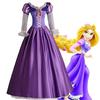 Elegant Adult Rapunzel Fancy Women Dress Cosplay Costume For Halloween Parties