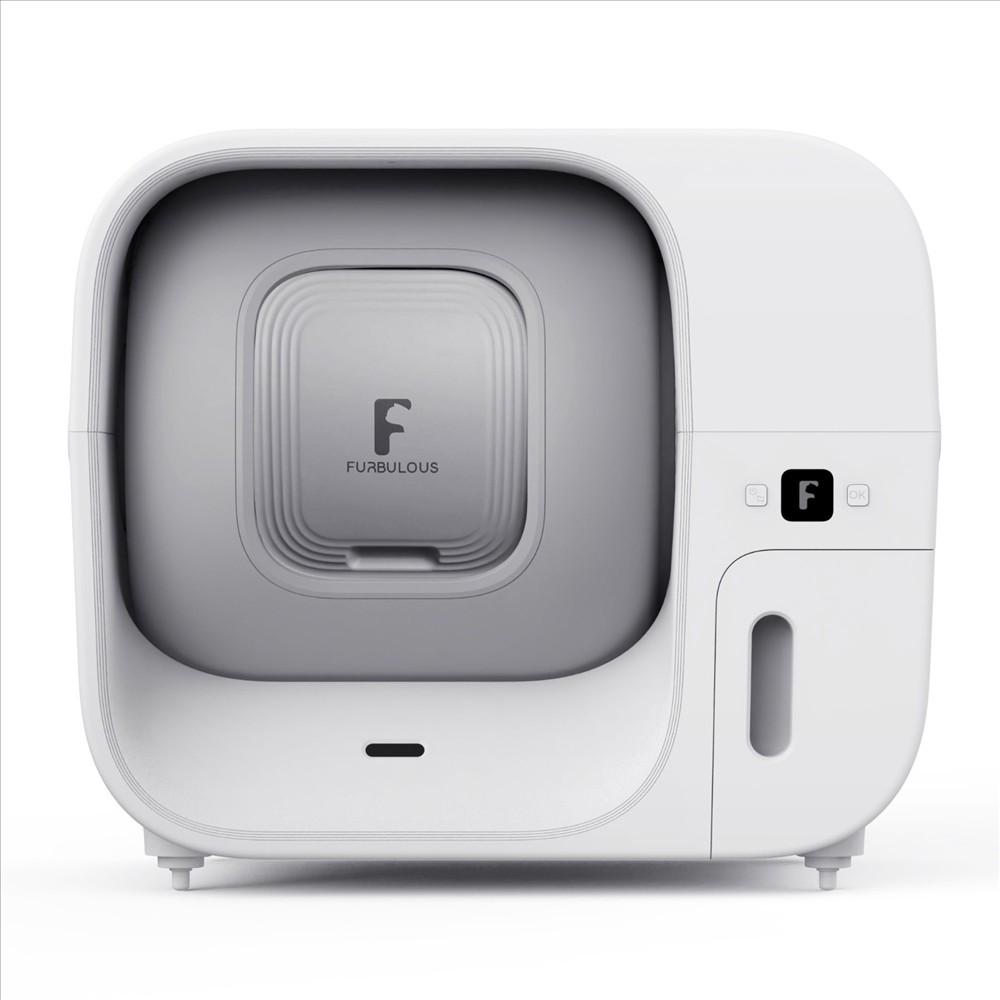 (GIFT)Furbulous Auto-Pack & Seal Cat Litter Box, Self Cleaning & Refilling, Huge Capacity, Smart App, Quiet Operation