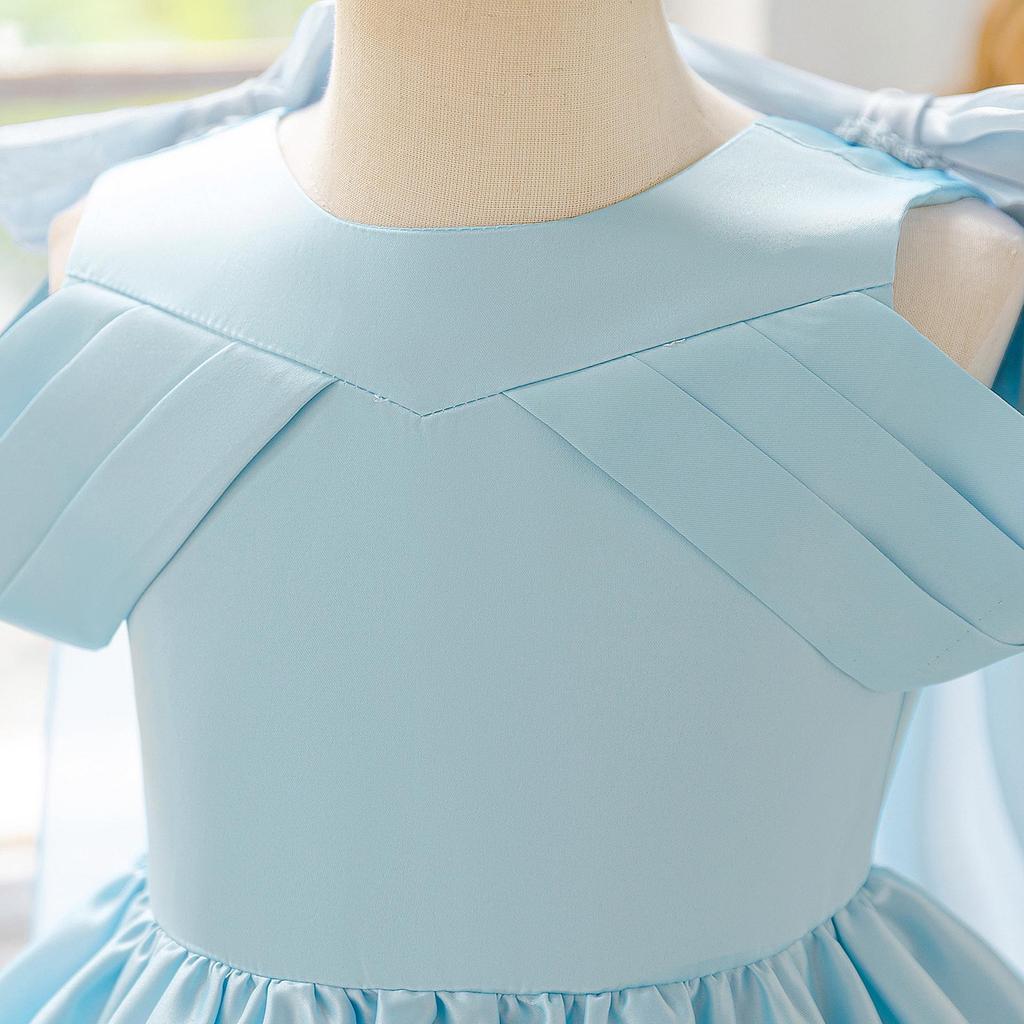2026 Satin Girls' Formal Dresses: Wedding, Birthday, or Fashion Show Styles