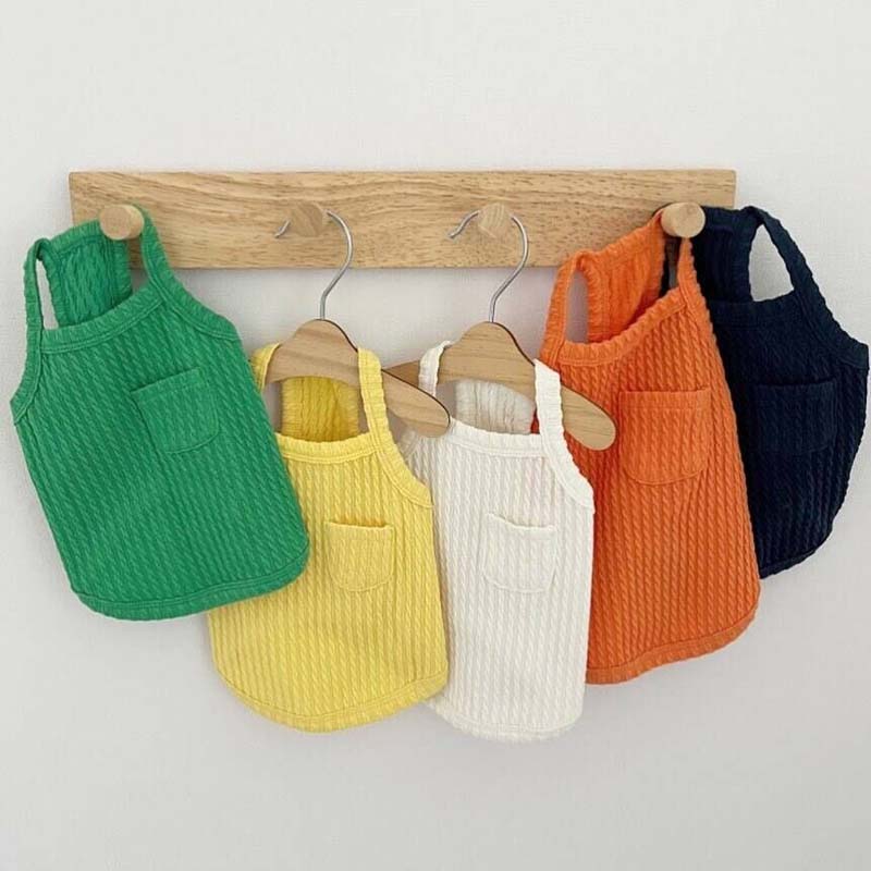 Summer Dog Vest Thin Breathable Pet T-Shirt for Small Medium Dogs Cats Soft Puppy Clothes Chihuahua French Bulldog Cotumes