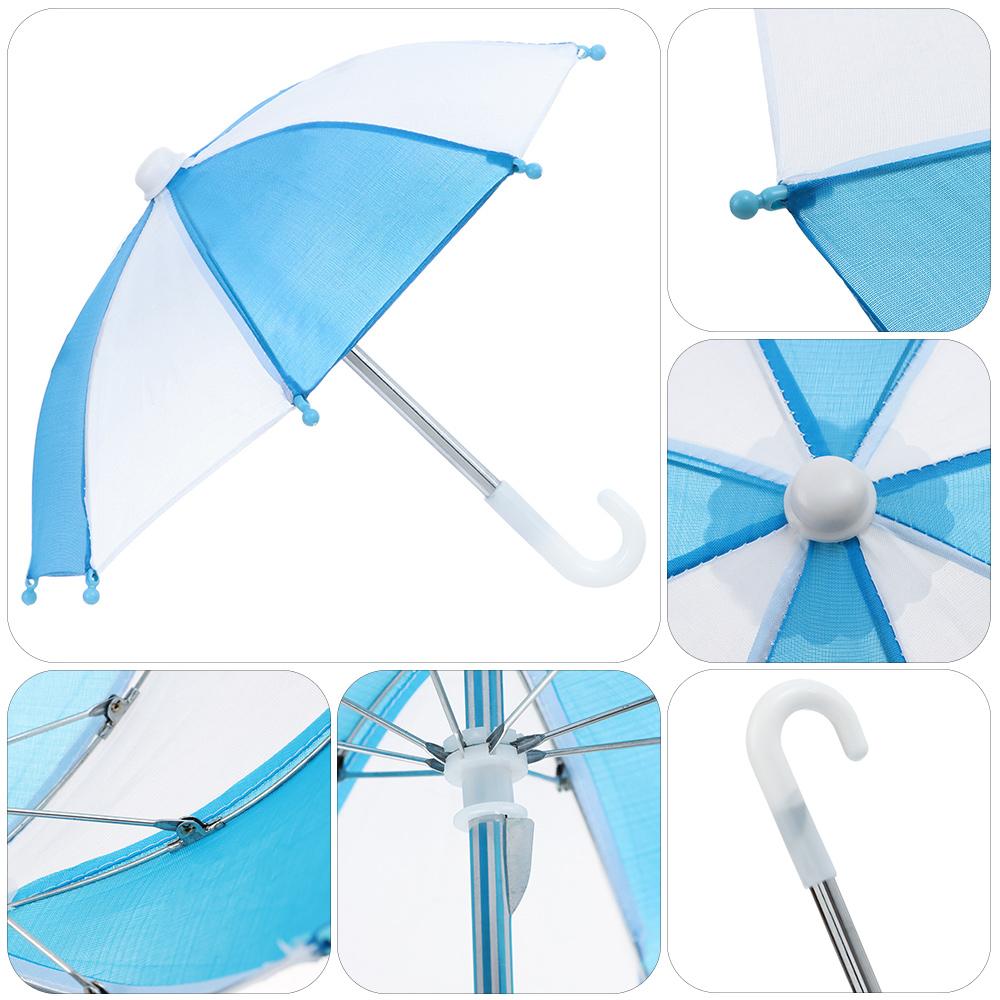 House Supplies Color Matching Patch Colorful Doll Umbrella Dollhouse Accessories Mini Rain Gear