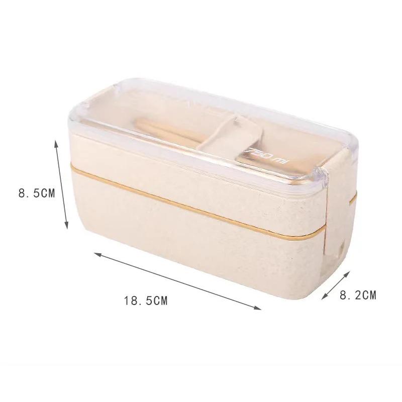 

Кухня 750 мл микроволновая печь ланч-бокс пшеничная соломенная посуда контейнер для хранения еды дети школа офис портативный бенто-бокс
