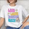 Unisexs Unisexs Live Laugh Toaster Bad T-Shirt Reine Baumwolle Grafik-T-Shirts Kleidung Outfits