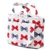 COLORFUL CANDY STYLE Diaper Pouch for Cute and Polka Dot and Striped French Ribbon B1304400 Girls, Portable, (Scarf, Ivory)