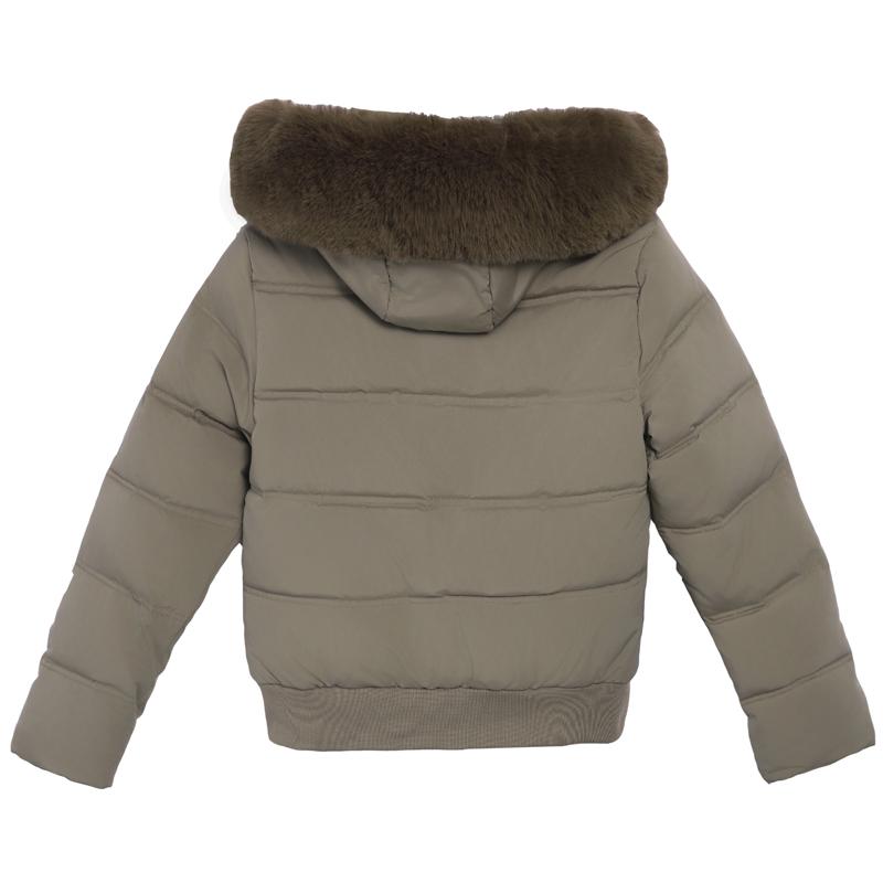 Fashion Winter Coat Female Short Parkas Hooded Faux Fur Collar Casual Loose Thick Warm Women's Jackets