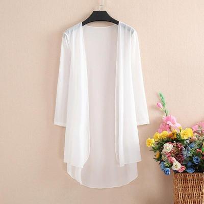 Cardigan Long Automne Été Femme Cardigans Uni Femme Manteau Veste Lâche Décontracté Châle Vêtement d'Extérieur Femme