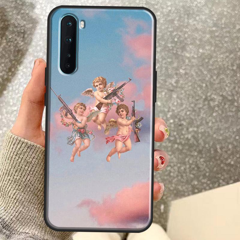 Cartoon Angel Baby Printing Case For OnePlus 15 13 12 11 10 10R 12R 13R 15R 13T 10T 8T Nord 5 CE 2 3 4 Lite N20 N30 Coque