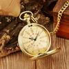 Engraved Retro Quartz Pocket Watch for Son, Husband, Grandpa