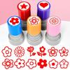 DIY Drawing Toy Star Grading Stamp Self Inking Teacher Review Stamp Rewards Flower Stamp  School