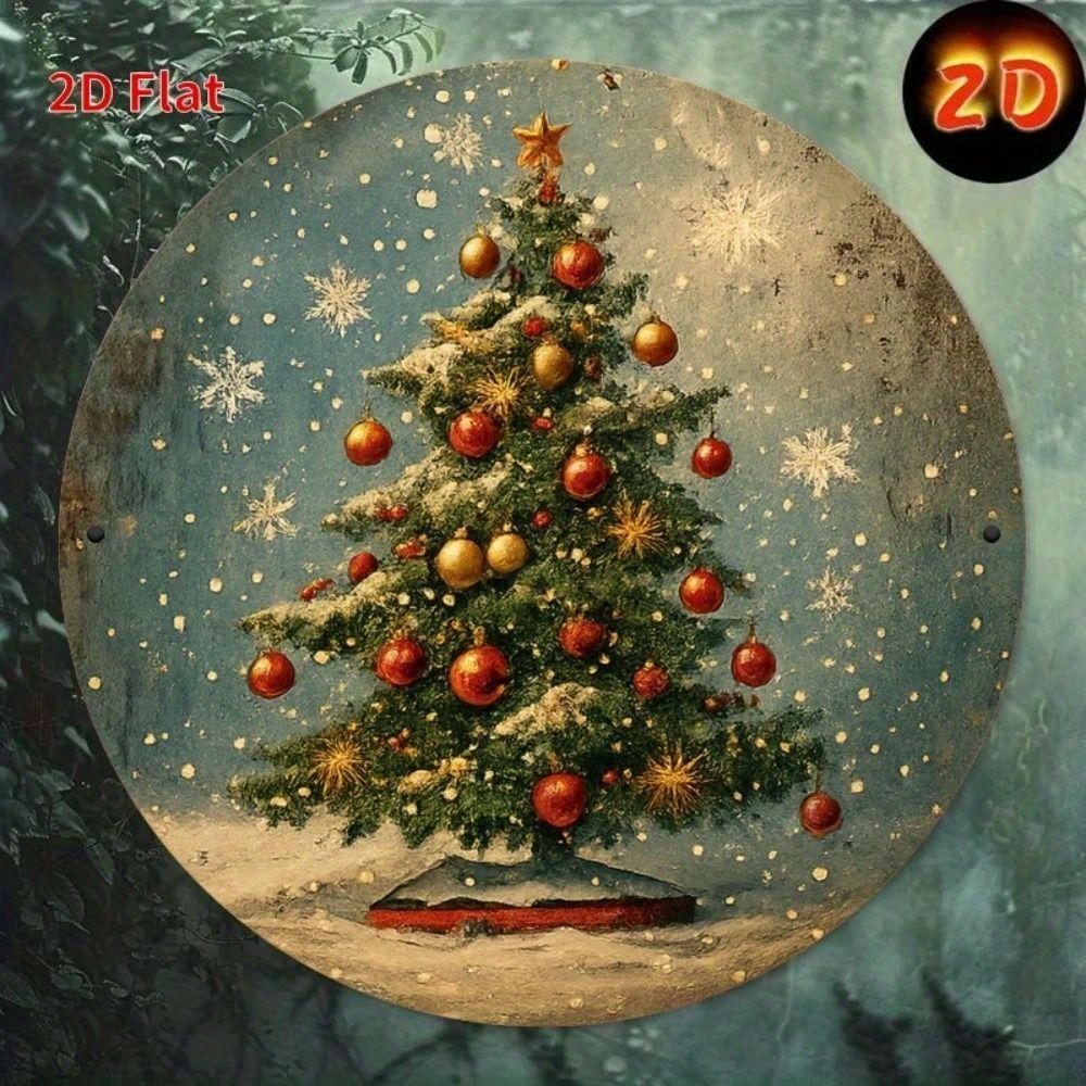 2D Flat Metal Wall Sign Decor