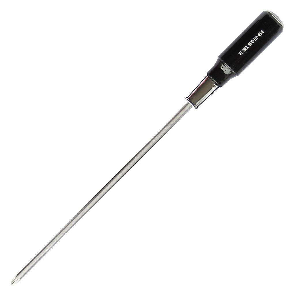 VESSEL Wooden Handle Penetrating Driver Shaft 350 (Long Type) +2×250